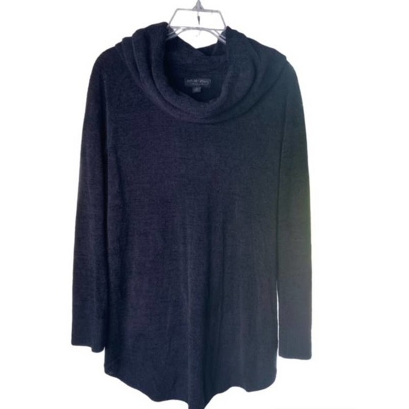 Barefoot Dreams Tops - Barefoot Dreams Cozychic Ultra Lite Cowl Neck Tunic Sz Small EUC